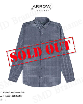 Arrow เสื้อเชิ้ตแขนยาว รุ่น Cotton Long Sleeves Shirt Code: MACS153S2BSNV