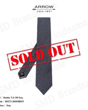 Arrow เนคไทผู้ชาย รุ่น Necktie 7.5 CM Grey Code: MCCT136W3BSGY