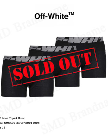 Off-White กางเกงชั้นในชาย รุ่น Indust Tripack Boxer Code: OMUA001C99FAB0011008