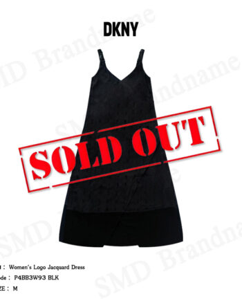 DKNY ชุดเดรส รุ่น Women's Logo Jacquard Dress Code: P4BB3W93 BLK
