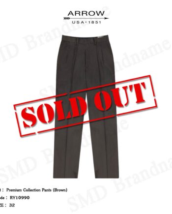 Arrow กางเกงสแล็ค ขายาว ทำงาน รุ่น Premium Collection Pants Brown Code: RY10990