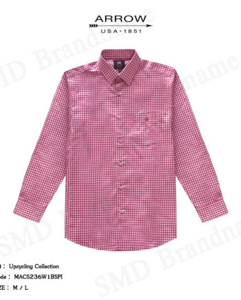 Arrow เสื้อเชิ้ตแขนยาว รุ่น Upcycling Collection Code: MACS236W1BSPI