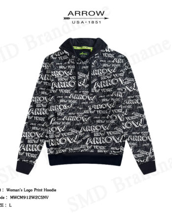 Arrow เสื้อสเวตเตอร์แขนยาว รุ่น Woman's Logo Print Hoodie Code: MWCM912W2CSNV
