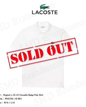 Lacoste เสื้อโปโล รุ่น Original L.12.12 Crocodile Badge Polo Shirt Code: PH5725 10 001
