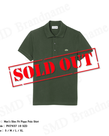 Lacoste เสื้อโปโลชาย รุ่น Men’s Slim Fit Pique Polo Shirt Code: PH7937 10 XZD