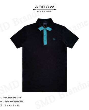 Arrow เสื้อโปโลแขนสั้น รุ่น Polo Shirt Dry Tech Code: MPCM808S2CSBL