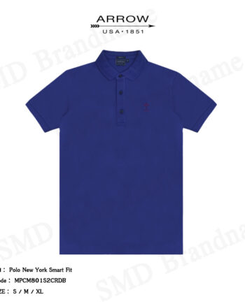 Arrow เสื้อโปโลแขนสั้น รุ่น  Polo New York Smart Fit Code: MPCM801S2CRDB