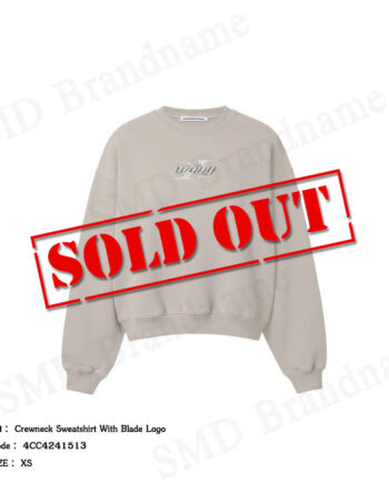 Alexander Wang เสื้อสเวตเตอร์ผู้หญิง รุ่น Crewneck Sweatshirt With Blade Logo Code: 4CC4241513