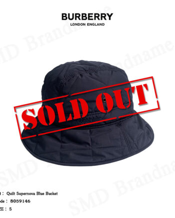 Burberry หมวกบัคเก็ต รุ่น Quilt Supernova Blue Bucket Code: 8059146