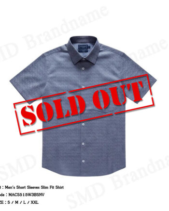 Arrow เสื้อเชิ้ตแขนสั้นผู้ชาย รุ่น Men's Short Sleeves Slim Fit Shirt Code: MACS515W3BSNV