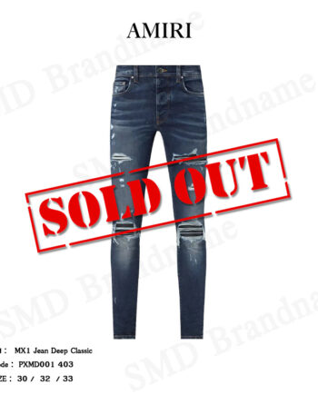 Amiri กางเกงยีนส์ รุ่น MX1 Jean Deep Classic Code: PXMD001 403
