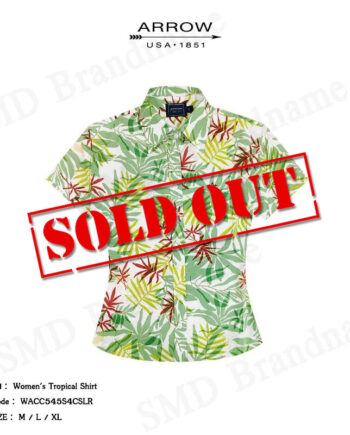 Arrow เสื้อเชิ้ตแขนสั้นผู้หญิง รุ่น Women's Tropical Shirt Code: WACC545S4CSLR