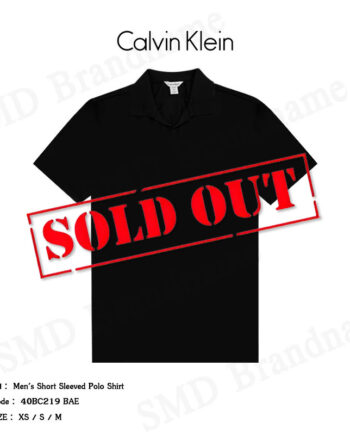 Calvin Klein เสื้อโปโลผู้ชาย รุ่น Men's Short Sleeved Polo Shirt Code: 40BC219 BAE