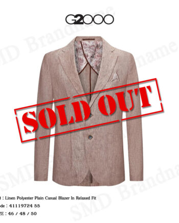 G2000 เสื้อสูท รุ่น Linen Polyester Plain Casual Blazer In Relaxed Fit Code: 4111972455