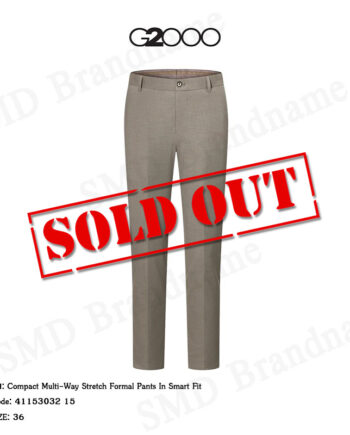 G2000 กางเกงสแล็ค ขายาว ทำงาน รุ่น Compact Multi-Way Stretch Formal Pants In Smart Fit Code: 4115303215