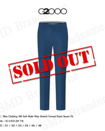 G2000 กางเกงสแล็คผู้ชาย ขายาว ทำงาน รุ่น Men Clothing 3M Soft Multi-Way Stretch Formal Pants Smart Fit Code: 4115313274