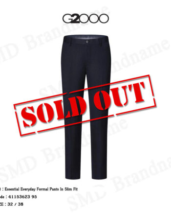 G2000 กางเกงสแล็ค ขายาว ทำงาน รุ่น Essential Everyday Formal Pants In Slim Fit Code: 4115362395