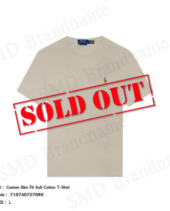 Polo Ralph Lauren เสื้อยืดคอกลมผู้ชาย รุ่น Custom Slim Fit Soft Cotton T-Shirt Code: 710740727089