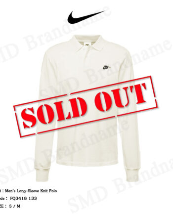 Nike เสื้อโปโลแขนยาว รุ่น Men's Long-Sleeve Knit Polo Code: FQ3418 133
