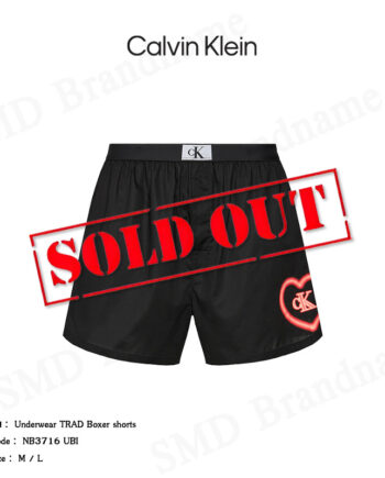 Calvin Klein กางเกงขาสั้น รุ่น Underwear TRAD Boxer shorts Code NB3716 UBI