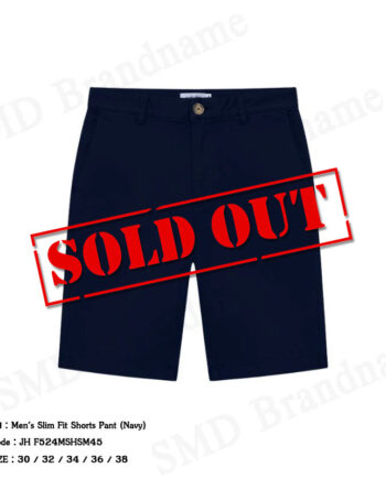 John Henry กางเกงขาสั้นผู้ชาย รุ่น Men's Slim Fit Shorts Pant (Navy) Code: JH F524MSHSM45