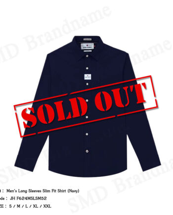 John Henry เสื้อเชิ้ตแขนยาวผู้ชาย รุ่น Men's Long Sleeves Slim Fit Shirt (Navy) Code: JH F624MSLSM52