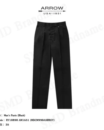 Arrow กางเกงสแล็ค ขายาว ทำงาน รุ่น Man's Pants (Black) Code: RY10890 AM1651 (MDCM990A5BRGY)