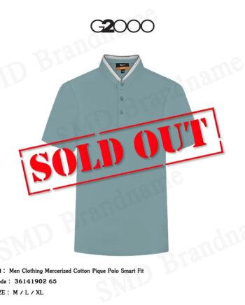 G2000 เสื้อโปโล รุ่น Men Clothing Mercerized Cotton Pique Polo Smart Fit Code: 36141902 65