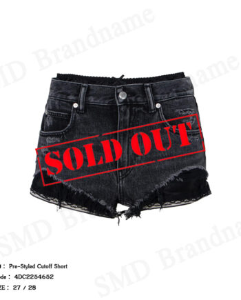 Alexander Wang กางเกงยีนส์ขาสั้นผู้หญิง รุ่น Pre-Styled Cutoff Short Code: 4DC2254652