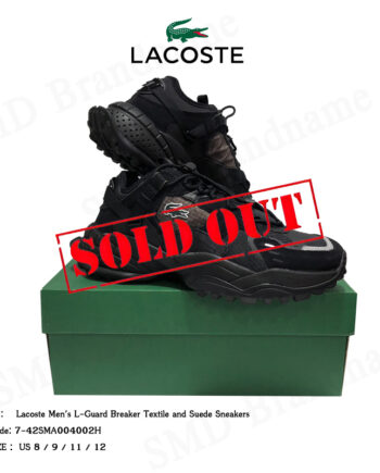 Lacoste รองเท้าผ้าใบ รุ่น Lacoste Men's L-Guard Breaker Textile and Suede Sneakers Code: 7-42SMA004002H
