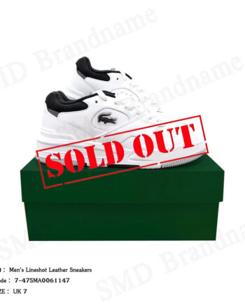 Lacoste รองเท้าผ้าใบผู้ชาย รุ่น Men's Lineshot Leather Sneakers Code: 7-47SMA0061147