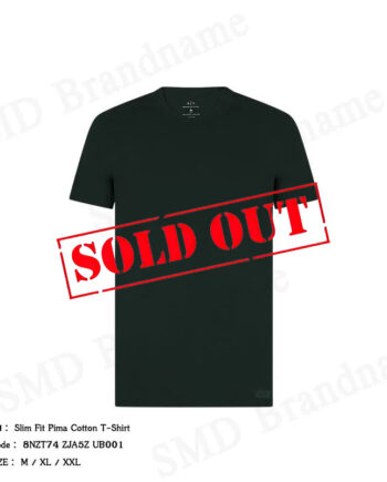 Armani Exchange เสื้อยืดคอกลมผู้ชาย รุ่น Slim Fit Pima Cotton T-Shirt Code: 8NZT74 ZJA5Z UB001