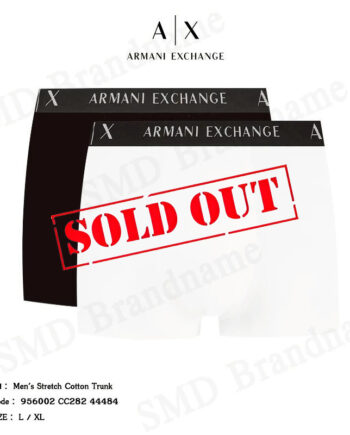Armani Exchange กางเกงชั้นใน รุ่น Men's Stretch Cotton Trunk Code: 957027 CC282 42520