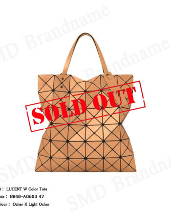 BAO BAO Issey Miyake กระเป๋าถือ รุ่น LUCENT W Color Tote Code: BB48-AG603 47