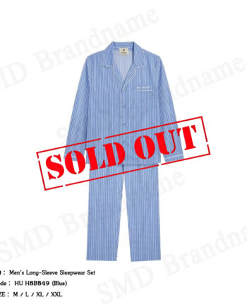 Hush Puppies เซ็ทชุดนอนผู้ชาย รุ่น Men's Long-Sleeve Sleepwear Set Code: HU H8B849 (Blue)