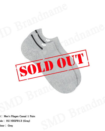 Hush Puppies ถุงเท้า รุ่น Men's Filagen Casual 1 Pairs Code: HU HXSF013 (Grey)