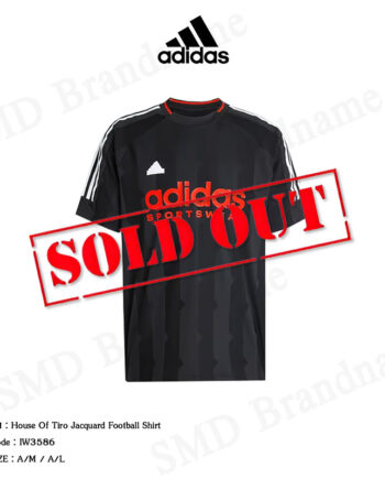 Adidas เสื้อยืดคอกลม รุ่น House Of Tiro Jacquard Football Shirt Code: IW3586