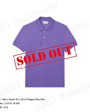 Lacoste เสื้อโปโลผู้ชาย รุ่น Men's Classic Fit L.12.12 Original Polo Shirt Code: L1212 10 SGI