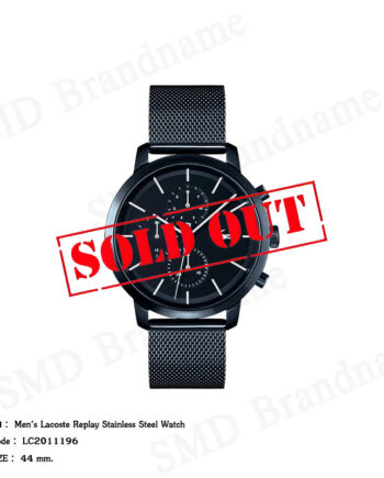 Lacoste นาฬิกาข้อมือผู้ชาย รุ่น Men's Lacoste Replay Stainless Steel Watch Code: LC2011196