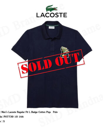 Lacoste เสื้อโปโลชาย รุ่น Men’s Lacoste Regular Fit L Badge Cotton Piqu Polo Code: PH7730 10 166