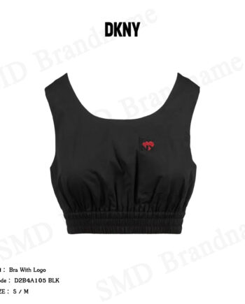 DKNY เสื้อครอป รุ่น Bra With Logo Code: D2B4A105 BLK
