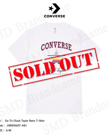 Converse เสื้อยืดคอกลม รุ่น Go-To Chuck Taylor Retro T-Shirt Code: 10025627 A01