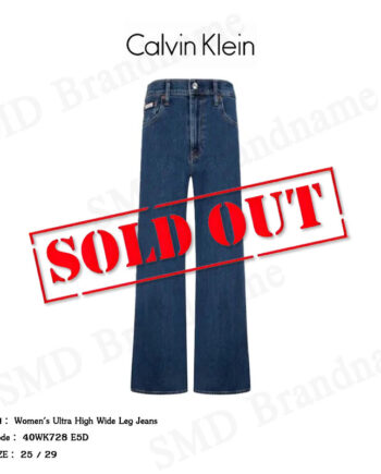 Calvin Klein Jeans กางเกงยีนส์ รุ่น Women's Ultra High Wide Leg Jeans Code: 40WK728 E5D