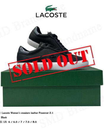 Lacoste รองเท้าผ้าใบ รุ่น Lacoste Women's sneakers leather Powercut 2.1 Code: 7-42SFA0038312