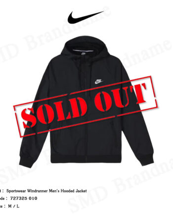 Nike เสื้อแจ็คเก็ตแขนยาว รุ่น Sportswear Windrunner Men's Hooded Jacket Code: 727325 010