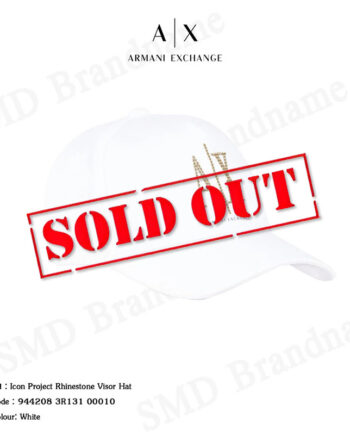 Armani Exchange หมวกแก็ป รุ่น Icon Project Rhinestone Visor Hat Code: 944208 3R131 00010