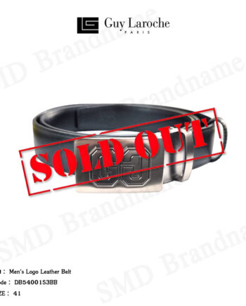 Guy Laroche เข็มขัด รุ่น Men's Logo Leather Belt Code: DB54001S3BB