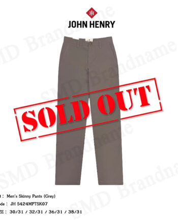 John Henry กางเกงขายาว รุ่น Men's Skinny Pants (Grey) Code: JH S424MPTSK07