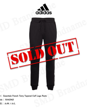 Adidas กางเกงลำลองขายาว รุ่น Essentials French Terry Tapered Cuff Logo Pants Code: HA4342