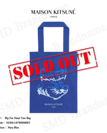 Maison Kitsune กระเป๋าถือ รุ่น Big Fox Head Tote Bag Code: HU05147WW0007